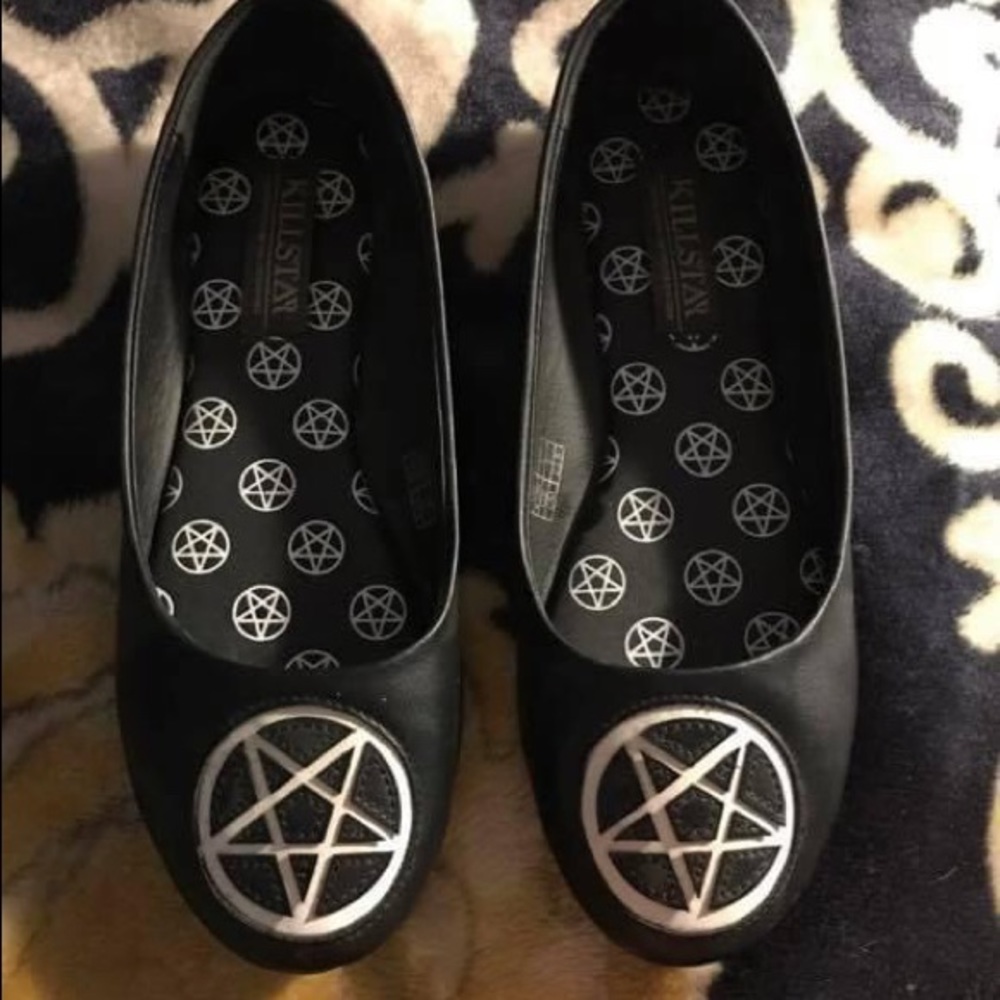 KILLSTAR pentagram flats